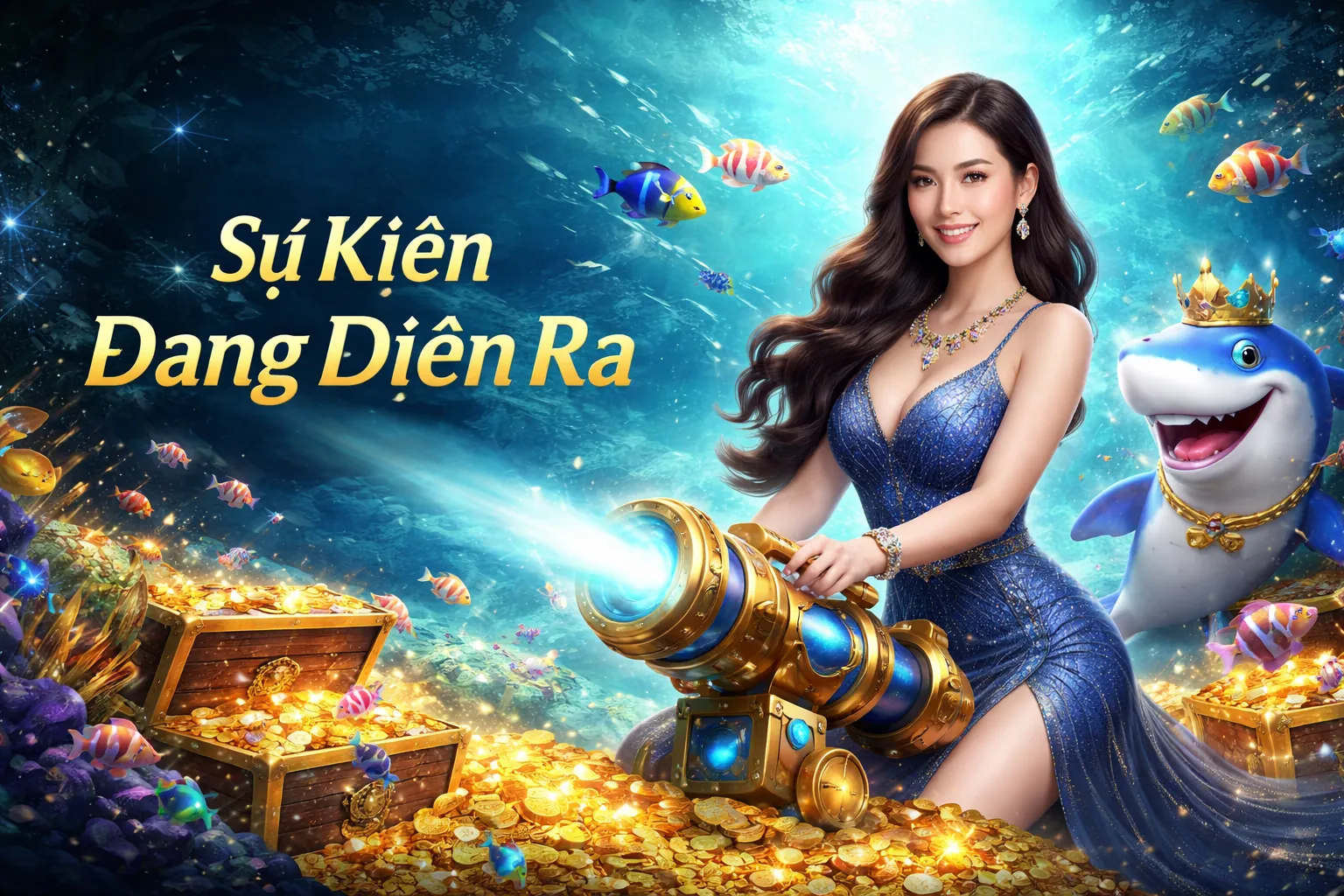 Người chơi da ga65 mỉm cười với giao diện trò chơi trực tuyến